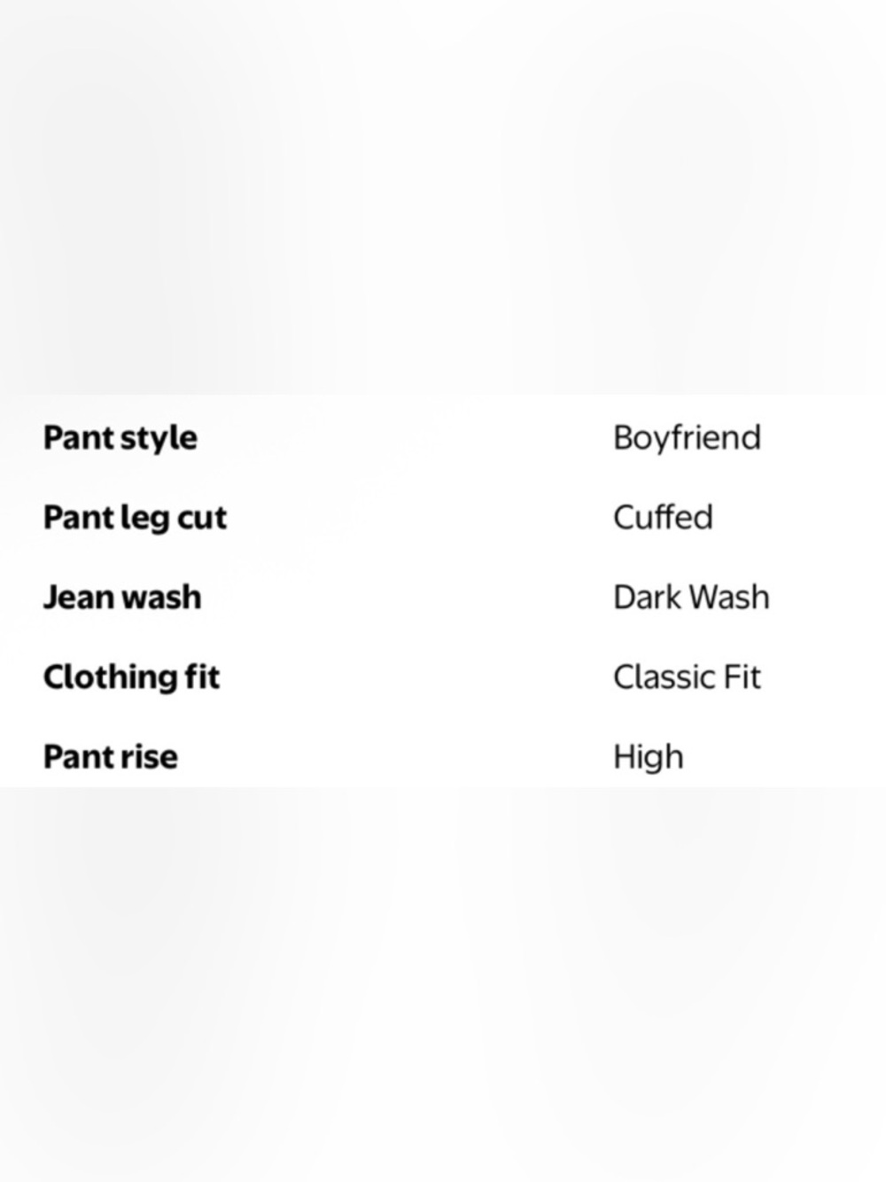 Gloria Vanderbilt Blue Straight-Leg High-Rise Jeans - Picture 5 of 6